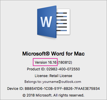 office 2016 updates for mac